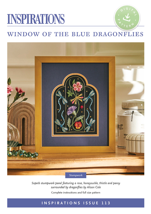 Window of the Blue Dragonflies - i113 Digital