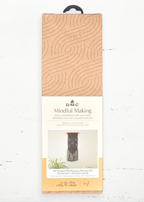 The Tranquil Wall Hanging Macrame Kit From DMC - Knitting and