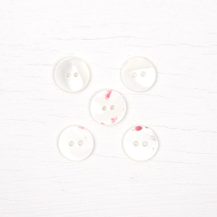 Pack of Mother of Pearl Buttons - 15mm
