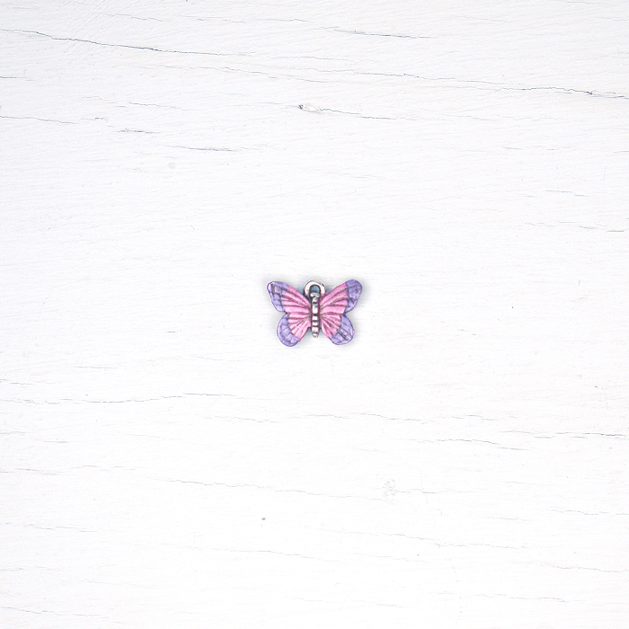 Susan Clarke Originals - Pink Butterfly Charm