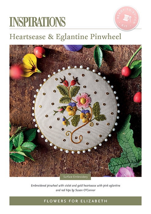 Heartsease and Eglantine Pinwheel - FFE Kit