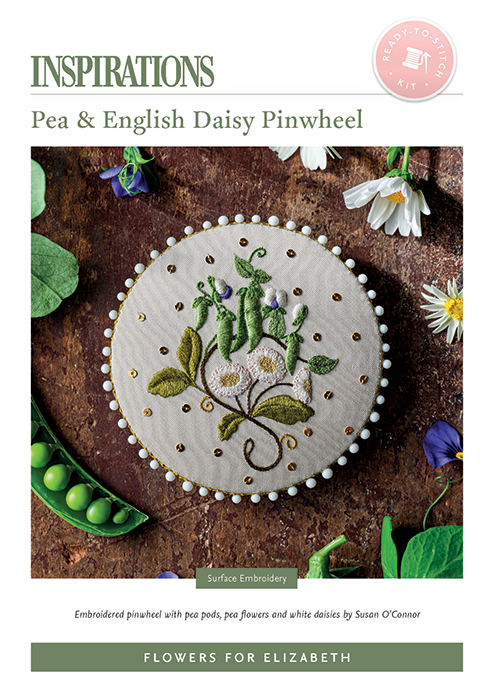 Pea and English Daisy Pinwheel - FFE Kit