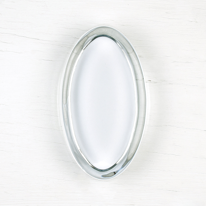 Oval Glass Paperweight