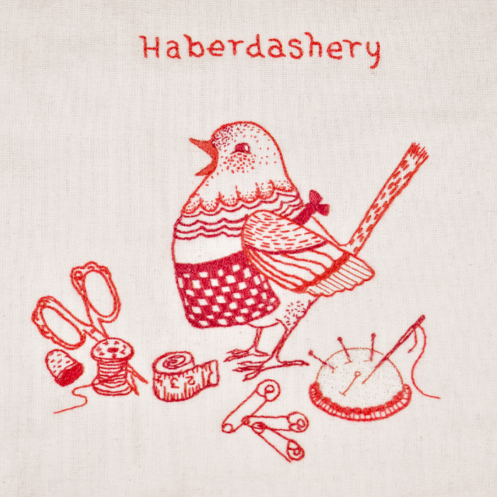 Jenny McWhinney Stitchery Kit - Ruby's Haberdashery
